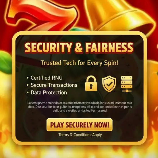 Security & Fairness – Trusted Tech for Every Spin! 🔒❤️